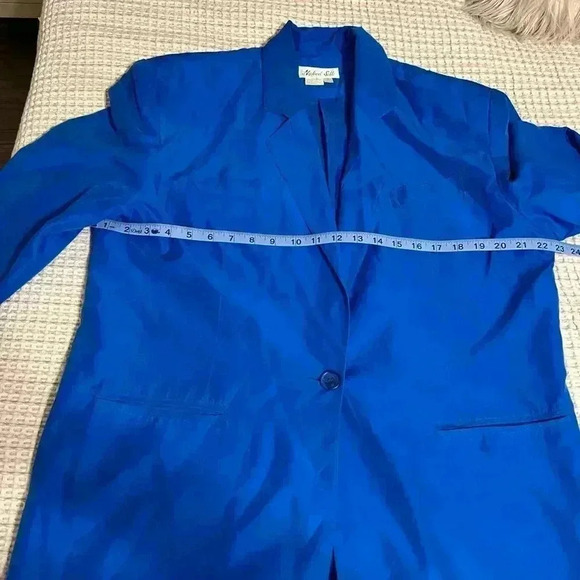 Naked Silk 💯 % Silk Blazer Size M - Picture 4 of 6